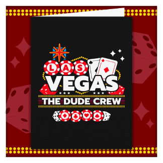 Tarjeta El tío de las vacaciones de Las Vegas Trip Boys La