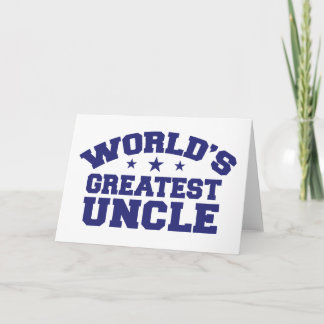 Tarjeta El tío más grande del mundo