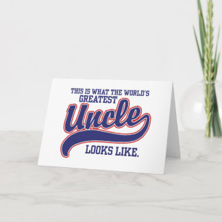 Tarjeta El tío más grande del mundo
