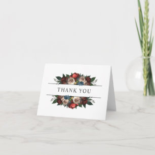 Tarjeta El tono de lujo de la joya floral le agradece