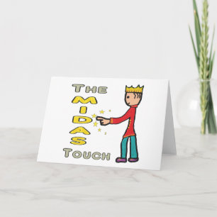 Tarjeta El toque de Midas