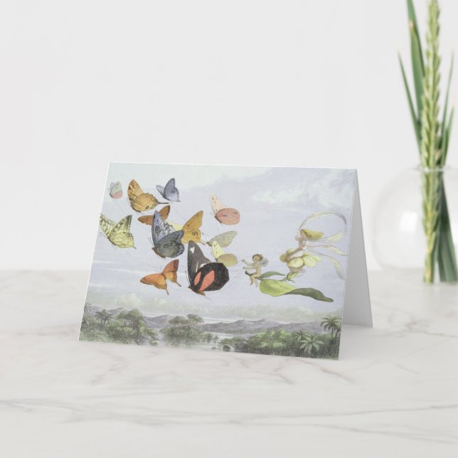 Tarjeta El transporte de la Reina de las hadas | Elf World (Anverso)