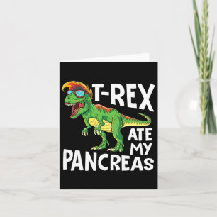Tarjeta El tratamiento de dinosaurios de Guay agita mi pán
