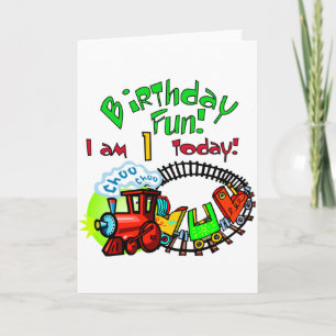 Tarjeta El tren Choo Choo Tshirts y regalos de cumpleaños