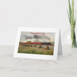 Tarjeta El tren pintado del padre