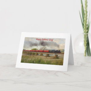 Tarjeta El tren pintado del padre