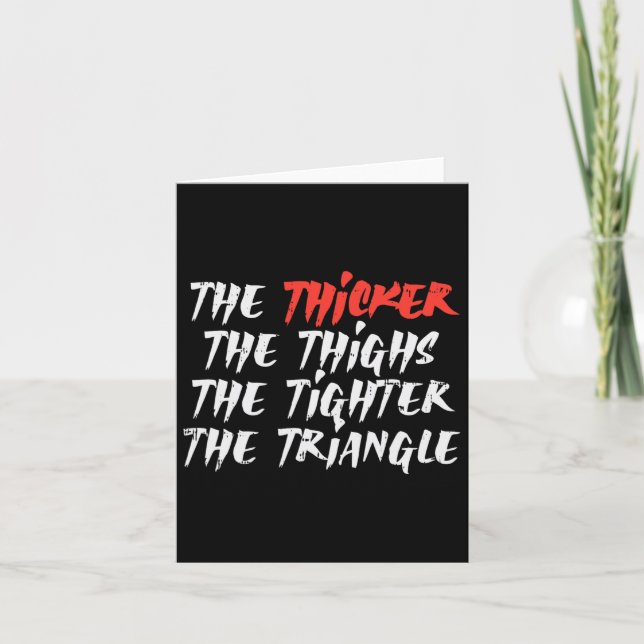 Tarjeta El triángulo más delgado aumenta el tamaño de Bjj  (Anverso)