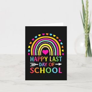 Tarjeta El Último Día De La Graduación De Los Niños Maestr