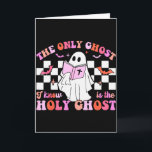 Tarjeta El único fantasma que conozco es el Espíritu Santo<br><div class="desc">El único fantasma que conozco es el Espíritu Santo Cristiano Halloween</div>