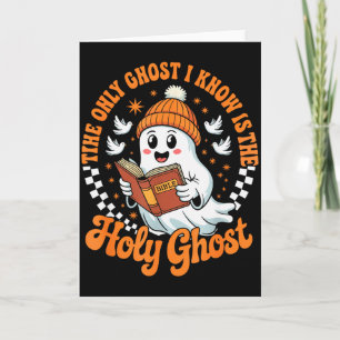 Tarjeta El único fantasma que conozco es el Sagrado Hallow