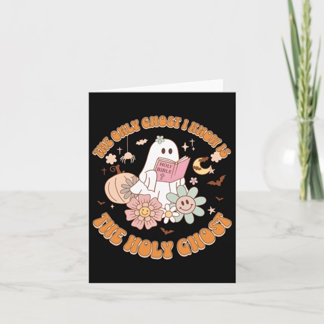 Tarjeta El Único Fantasma Que Conozco Es El Sagrado Salón  (Anverso)