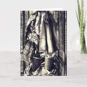 Tarjeta El uniforme del bombero