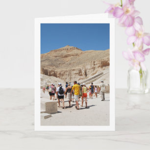 Tarjeta El Valle de los Reyes, Grupo Turístico, Egipto