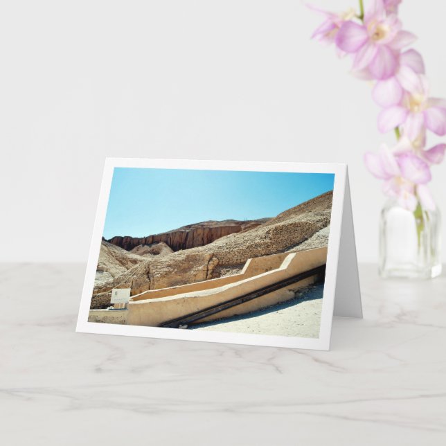 Tarjeta El Valle de los Reyes, Luxor, Egipto (Orquídea)