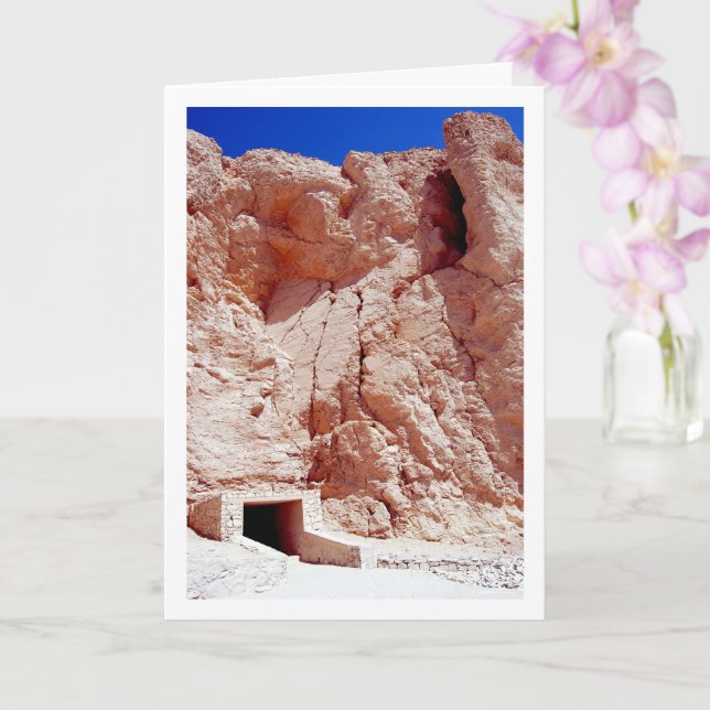 Tarjeta El Valle de los Reyes, Luxor, Egipto (Orquídea)