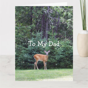 Tarjeta El venado del día del padre