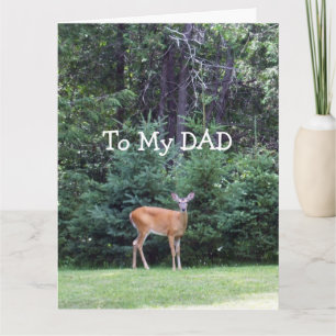 Tarjeta El venado del día del padre