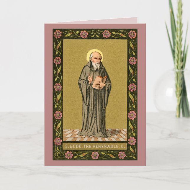 Tarjeta El Venerable Beda predicando (P 008) (Anverso)