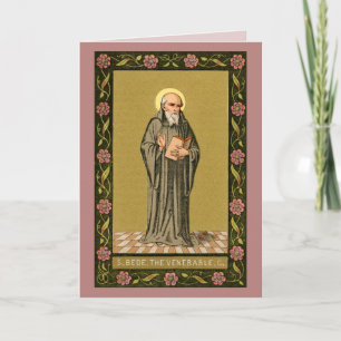 Tarjeta El Venerable Beda predicando (P 008)