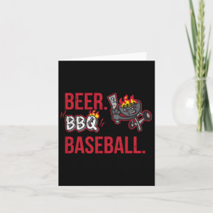 Tarjeta El verano del incendio de Beer Bbq Bysebyll