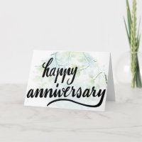El verde sereno del aniversario feliz deja la