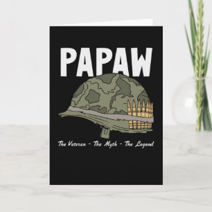 Tarjeta El veterano El Mito La Leyenda - Papaw