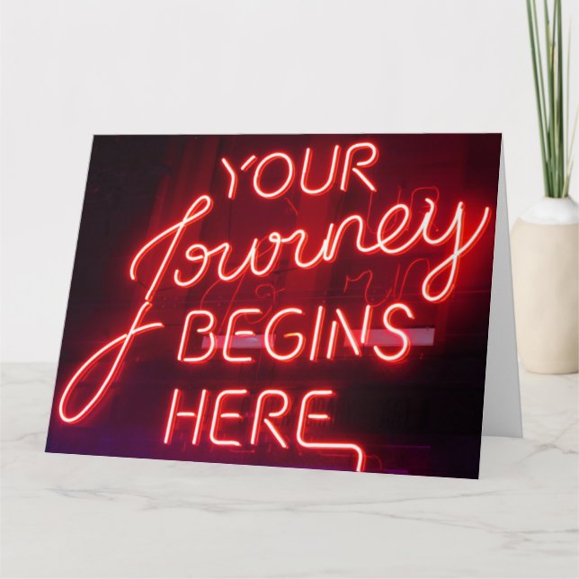 Tarjeta el viaje empieza a lo grande (Anverso)