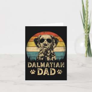 Tarjeta El viejo perro dálmata ama al padre #39; el día T
