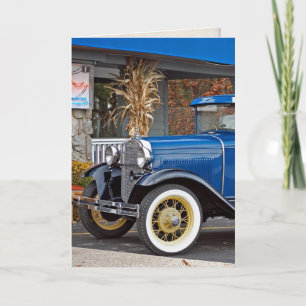 Tarjeta el viejo y vintage día del padre