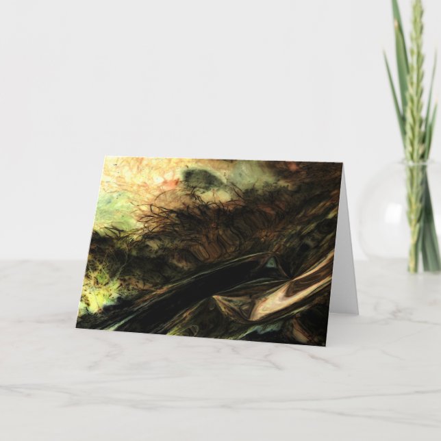 Tarjeta "El viento en la hierba" pradera transformada digi (Anverso)