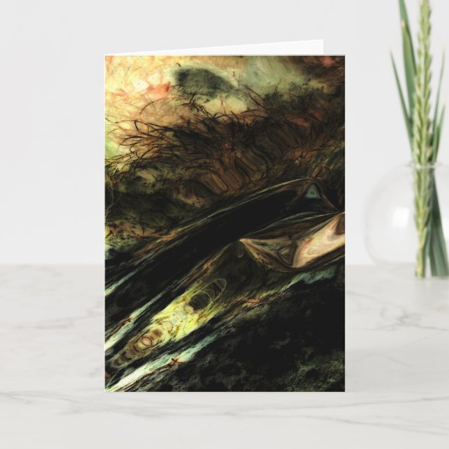 Tarjeta "El viento en la hierba" pradera transformada digi (Anverso)