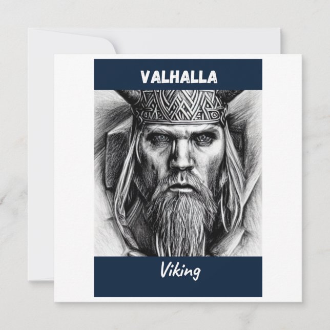 Tarjeta El viking de Valhalla (Anverso)