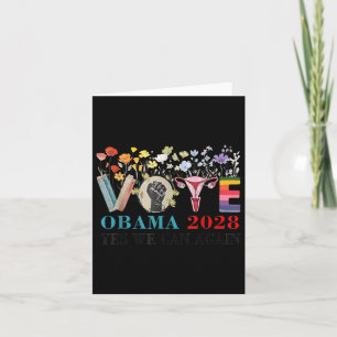 Tarjeta El Voto Floral Obama 2028 Arregló Este Presidente 
