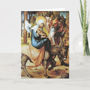 Tarjeta El Vuelo A Egipto De Albrecht Durer