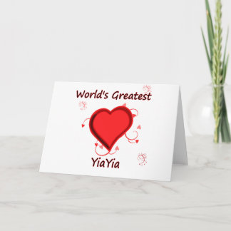 Tarjeta El yiayia más grande del mundo
