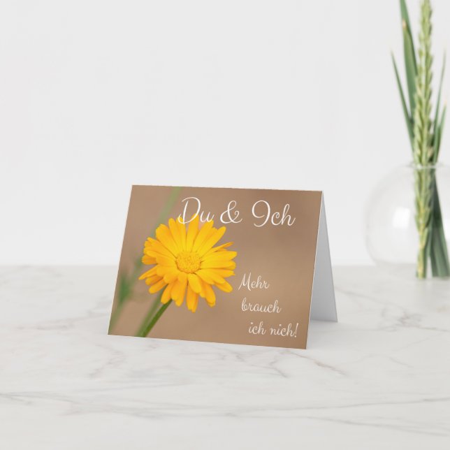 Tarjeta Él & Yo - necesitas Más no yo! (Anverso)