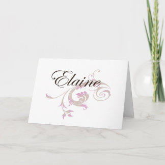 Tarjeta Elaine