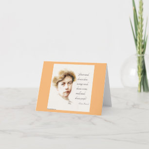 Tarjeta Eleanor & "Grandes Mentes" Cita para Cualquier Oca