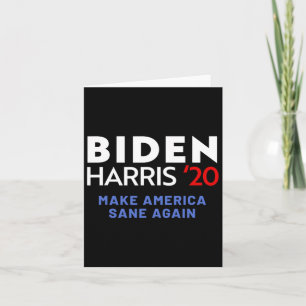 Tarjeta Elección 2020 de Biden Kamala Harris Liberal Democ