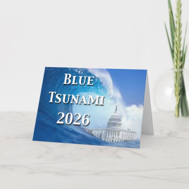 Tarjeta Elección Tsunami Azul 2026 (Anverso)