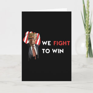 Tarjeta Elección Usa Donald Trump Nosotros Luchamos Para G