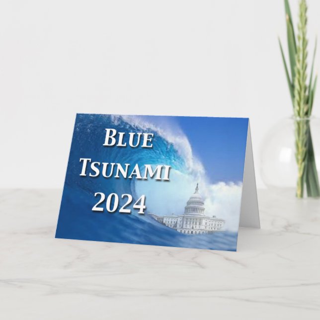 Tarjeta Elecciones Blue Tsunami 2024 (Anverso)