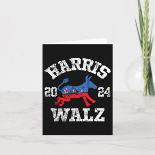 Tarjeta Elecciones de 2024 Kamala Harris Tim Waltz 2
