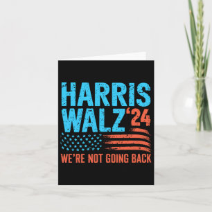 Tarjeta Elecciones de 2024 Kamala Harris Tim Waltz 2024