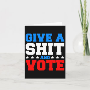 Tarjeta Elecciones divertidas - Dar Un Voto Y Votar