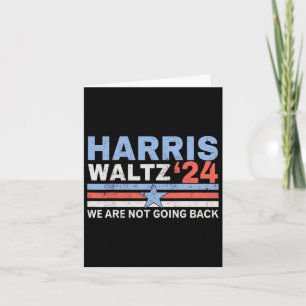 Tarjeta Elecciones Harris Waltz 2024 Kamala Harris Tim Wal