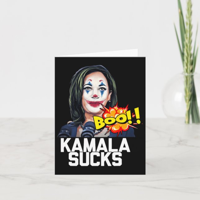 Tarjeta Elecciones presidenciales de Kamala Harris 2024 (Anverso)