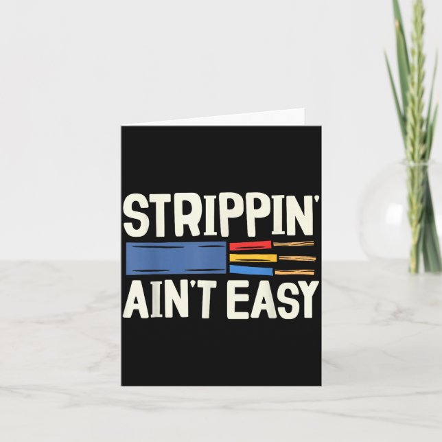 Tarjeta Electrician N Ain't Easy Dad Grandpa Papa Fathers  (Anverso)