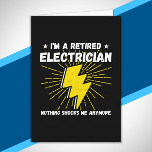 Tarjeta Electricista jubilado - Nada Me Sorprende