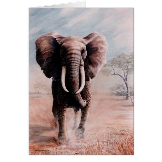Tarjeta Elefante